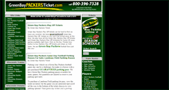 Desktop Screenshot of greenbaypackersticket.com